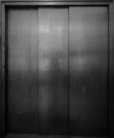 Photographie argentique noir et blanc contrecollée sur aluminium - 225 x 185 cm