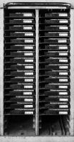 Photographie argentique noir et blanc contre-collée sur aluminium - 100 x 50 cm