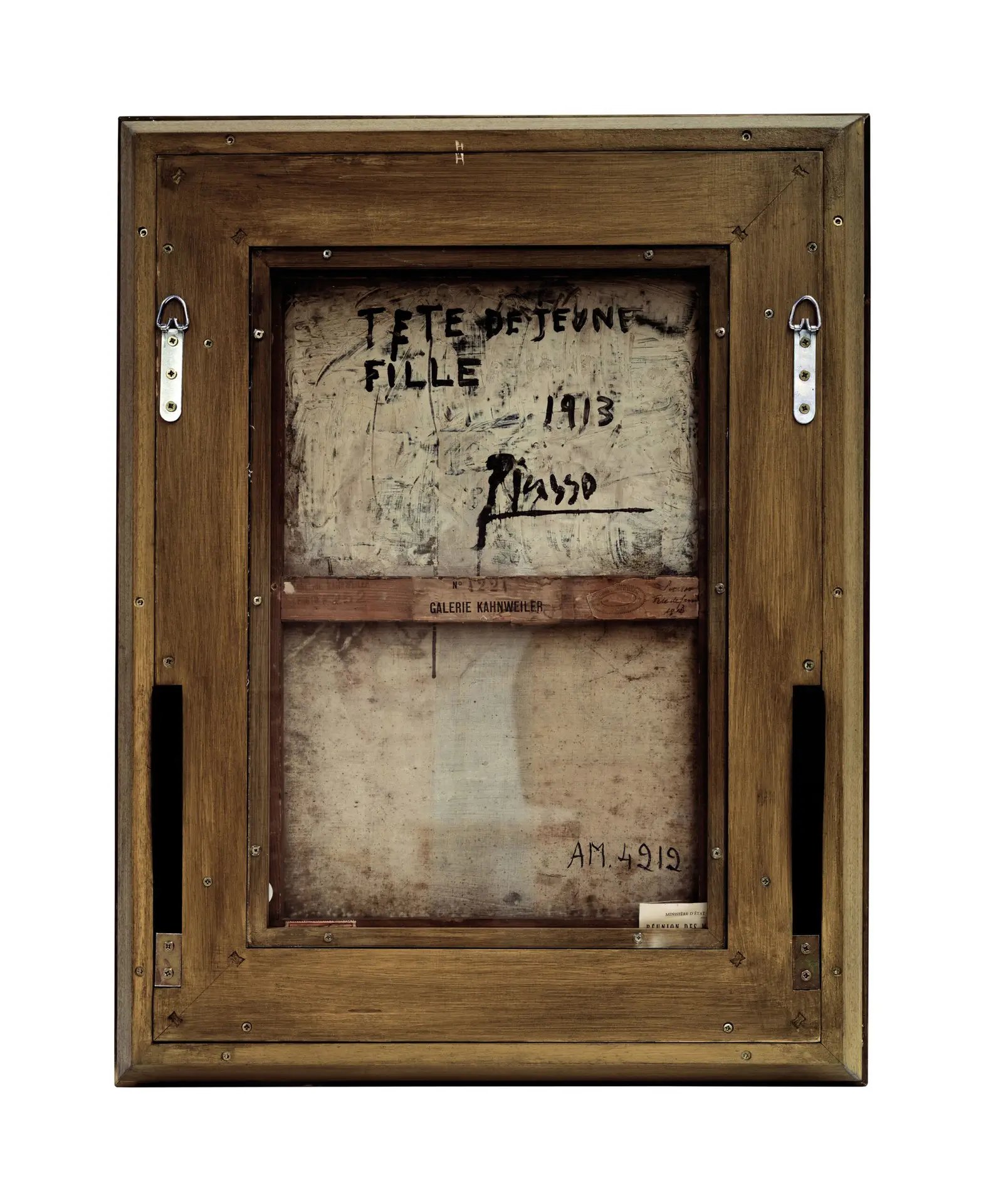 Verso n°18, Tête de jeune fille, par Pablo Picasso, collection Centre Pompidou, Paris - 2007